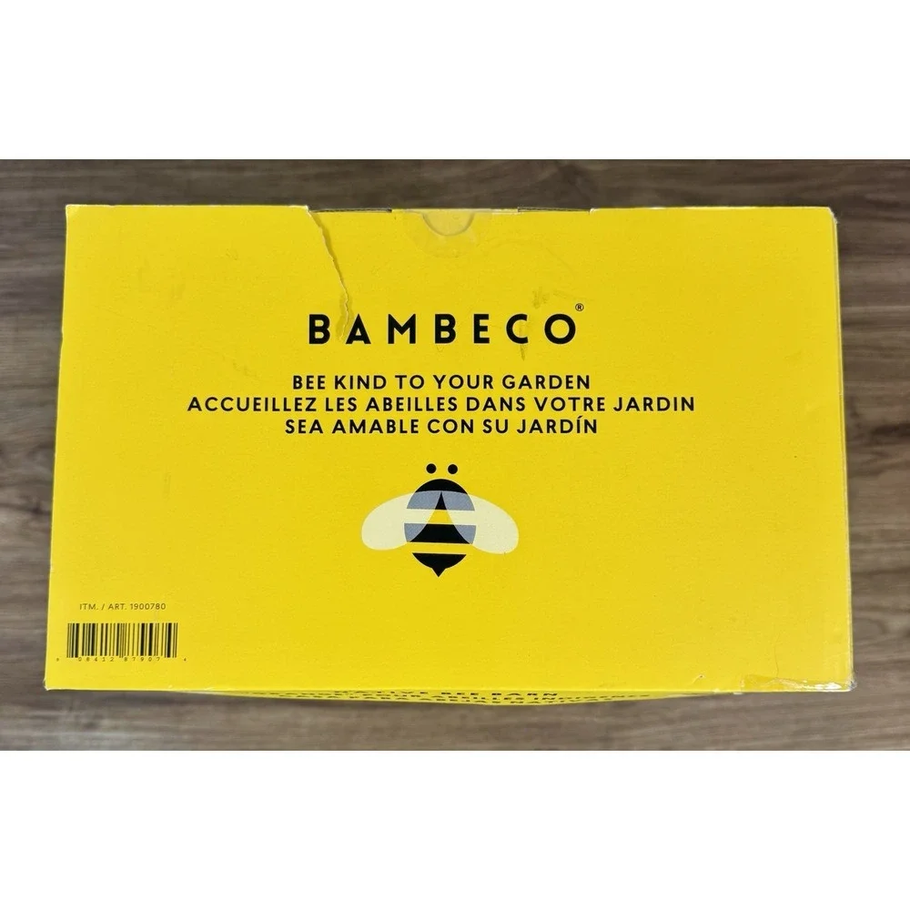 Bambeco Native Bee Barn Hotel Mason House Butterfly Shelter Non Stinging NIB FSC